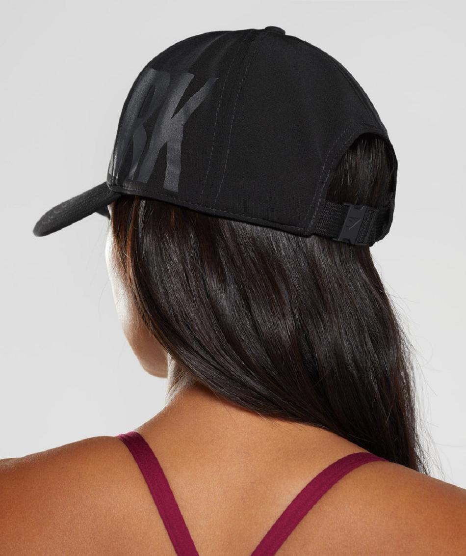 Sombreros Gymshark Logo Trucker Cap Mujer Negras | CO 3028JPQ